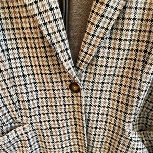 Lands’ End Checked Blazer Sz. L Pet